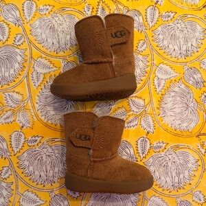 UGG Baby Boots Brown Suede Shearling | NWT